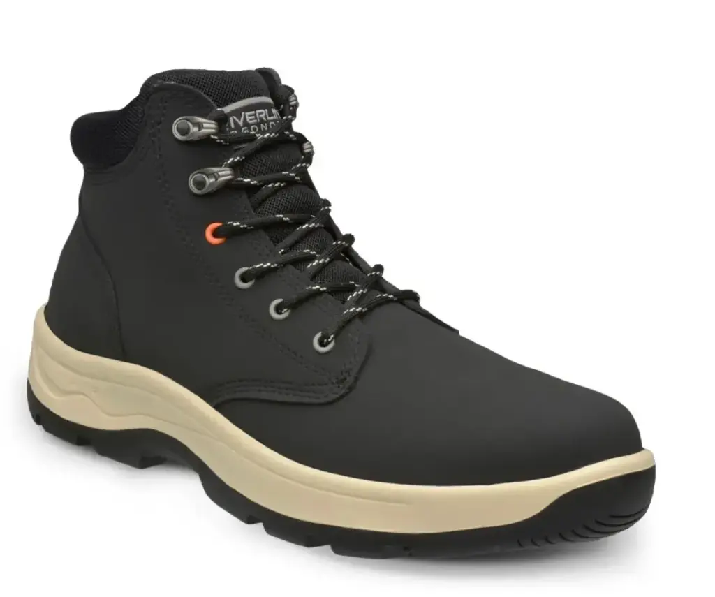 VTR 01A Calzado de seguridad tipo bota, con puntera de protección en aluminio negro RIVERLINE