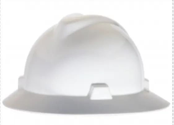 M2303541F Casco V-GARD ala ancha suspension de matraca BLANCO MSA