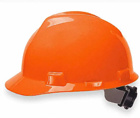 M2305761ARF Casco V-GARD cachucha suspension de matraca NARANJA MSA