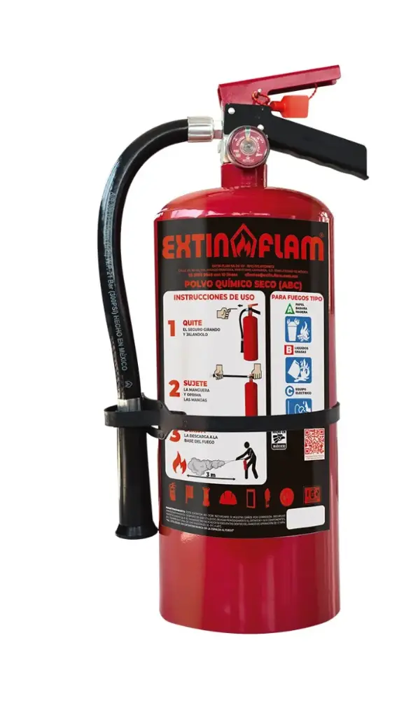 MOD 10 Extintor portatil EXTIN-PQS 4.5 KGS EXTINT FLAM