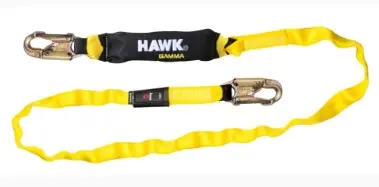 601 Cable contra caidas con amortiguador con ganchos seguridad HAWK