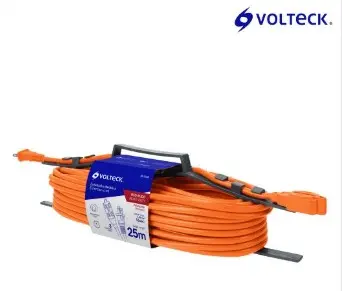 48050 Extensión eléctrica de uso rudo 25 m 2x16 AWG VOLTECK