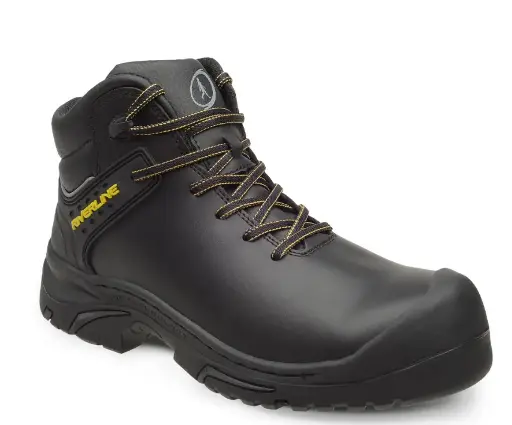 PWR 01P Calzado de seguridad tipo bota, con puntera de protección de policarbonato negro RIVERLINE